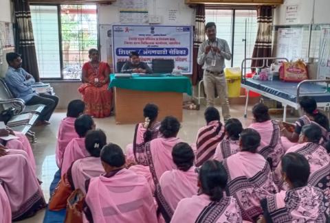 HIV/AIDS Awareness workshop for Anganvadi sevika Dharashiv 2024