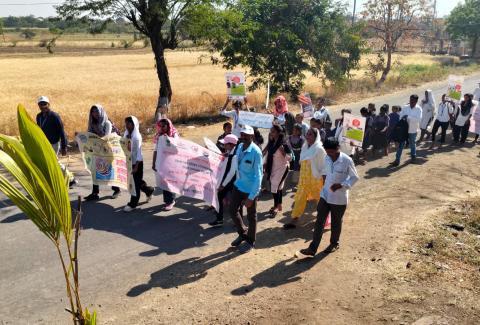 An HIV/AIDS awareness rally and guidance program was organized in Nandurbar through the joint efforts of the District Hospital Nandurbar and the College of Social Work Nandurbar., An HIV/AIDS awareness rally and guidance program was organized in Nandurbar through the joint efforts of the District Hospital Nandurbar and the College of Social Work Nandurbar.